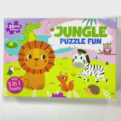 Jungle Puzzle Fun | Toddler Jigsaw Puzzle for Kids 3+