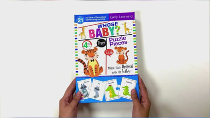 Whose Baby Jigsaw Puzzle | 2-Piece Matching Puzzle Set for Kids 4+
