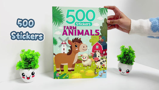 My First 500 Farm Animals Sticker Activity Book | Fun Sticker Book for Kids